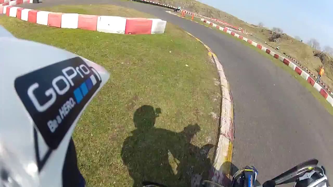 Supermoto Motorcycle Race Day Practice At Rowrah - Part 1
