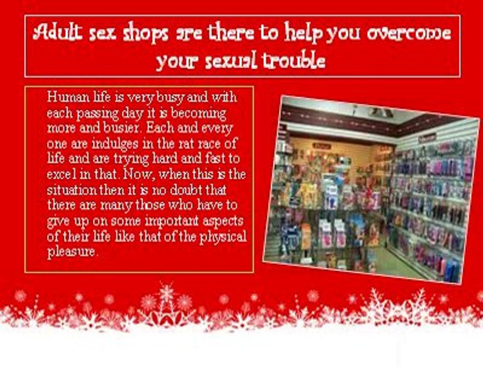 Adult Novelty Store