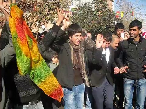 ELAZIĞ BDP KOVANCILAR İLÇE BELEDİYE EŞBAŞKAN ADAYLARI HALAY ÇEKTİLER