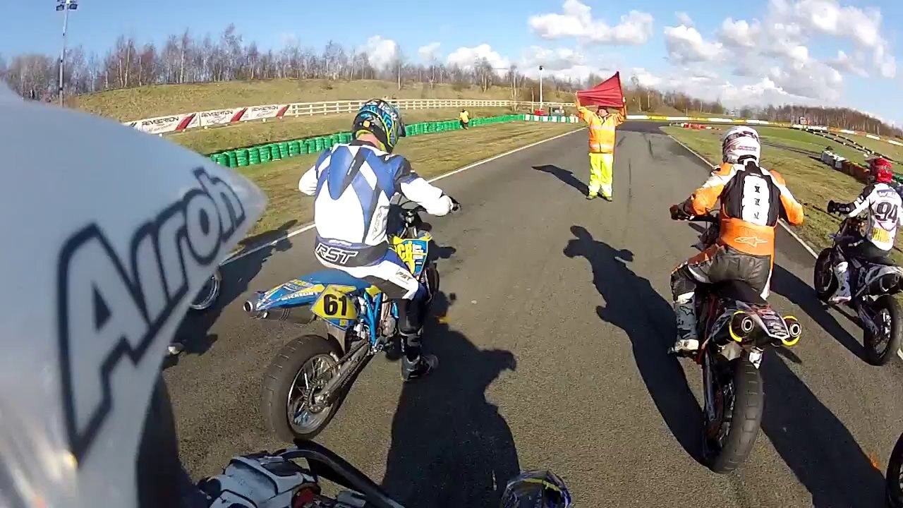 Supermoto Motorcycle Racing At Three Sisters