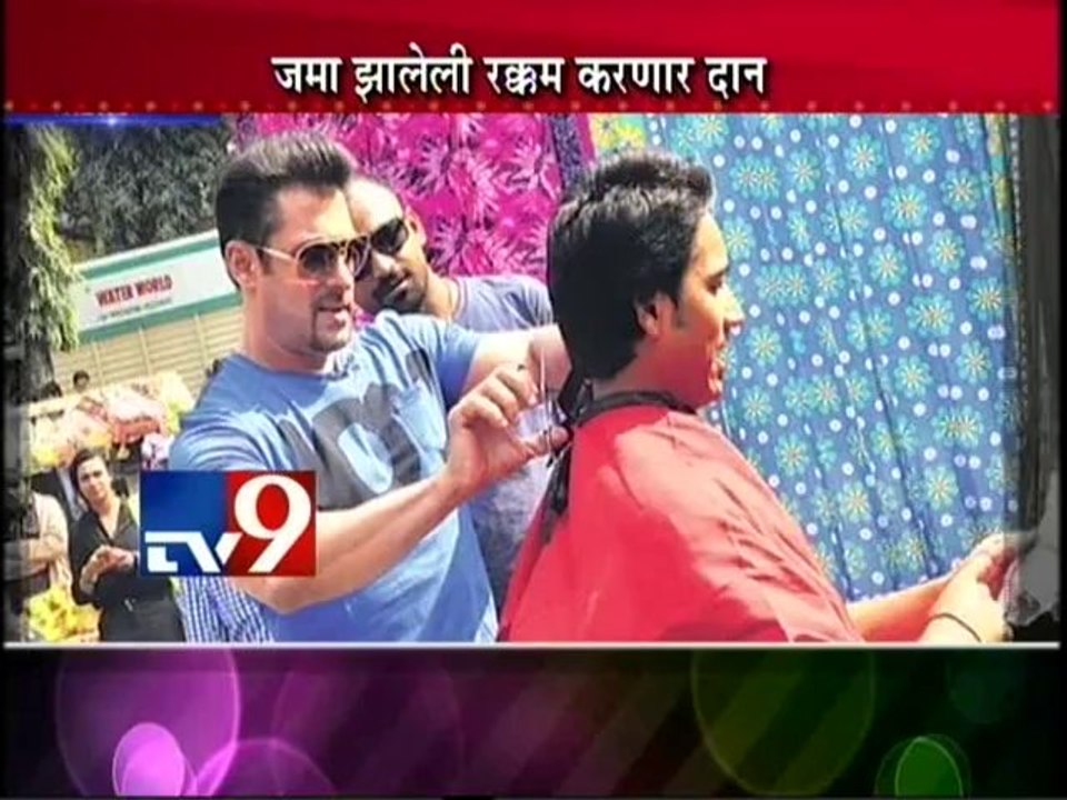 Salman Khan turns BARBER,JAI HO,JAI HO-TV9