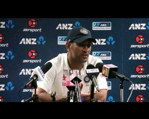 Dhoni talks about poor umpiring in NZ
