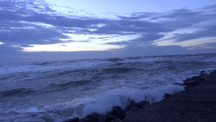 MICHEL DESNOS VOUS PRESENTE LE GRAU D AGDE CE MATIN TEMPETE   10 2 2014