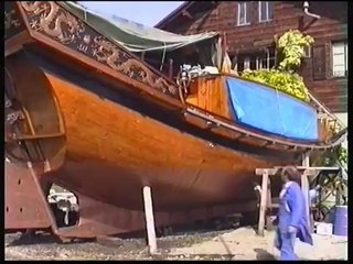 Jonque chinoise sur le lac Léman