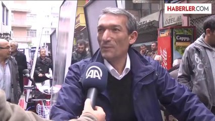 Elektrikli bisikletle seçim kampanyası -