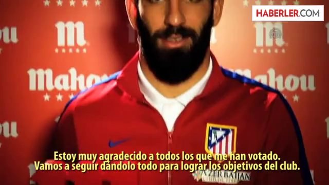Arda Turan'a ayın ''Beş yıldızlı futbolcusu'' ödülü -