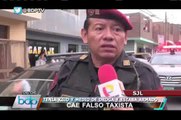 Capturan a falso taxista que comercializaba drogas en San Juan de Lurigancho