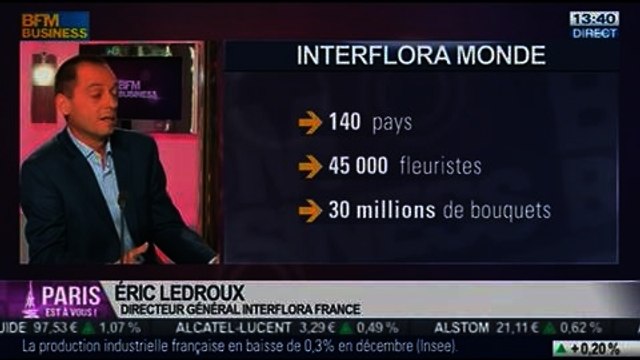 Made in Paris: Éric Ledroux, Interflora France, dans Paris est à vous – 10/02