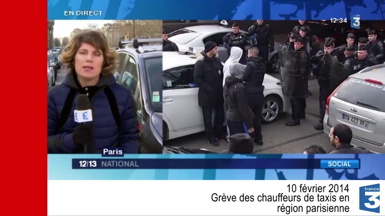 Grève des taxis : Paris au ralenti