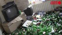 Living an apartment with 2000 empty beers bottles and trashes!!