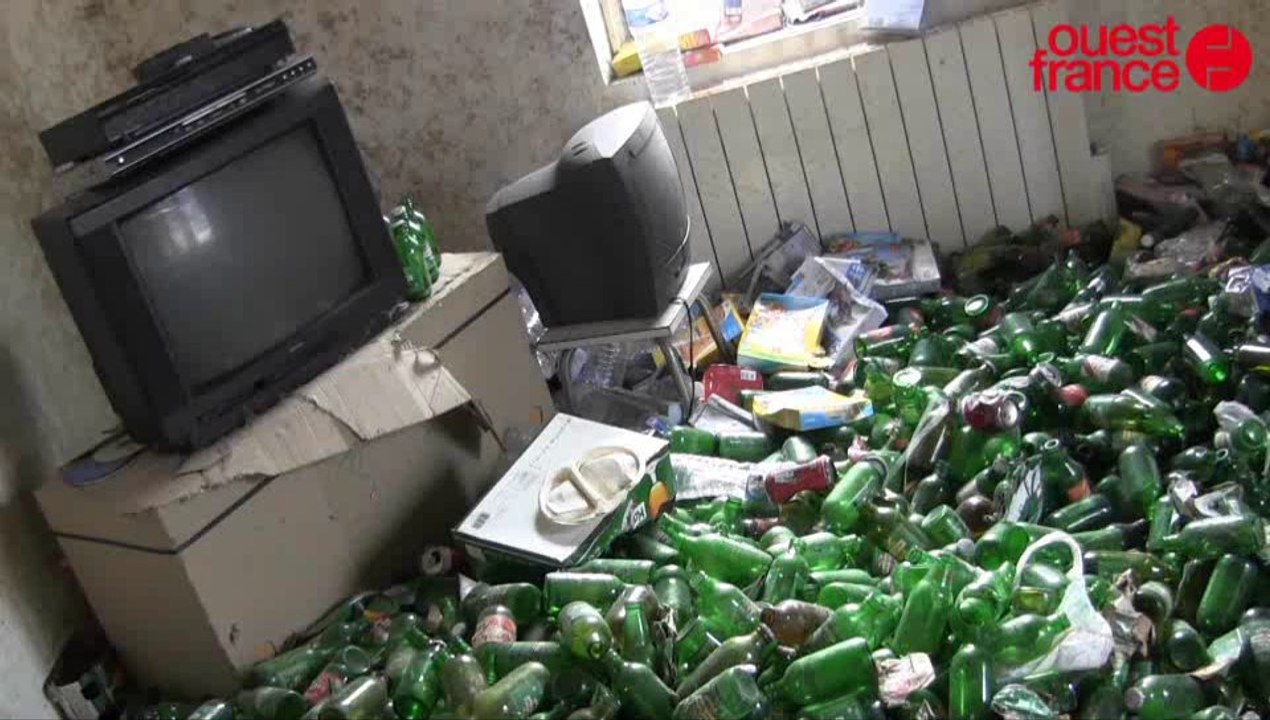 Living an apartment with 2000 empty beers bottles and trashes!!
