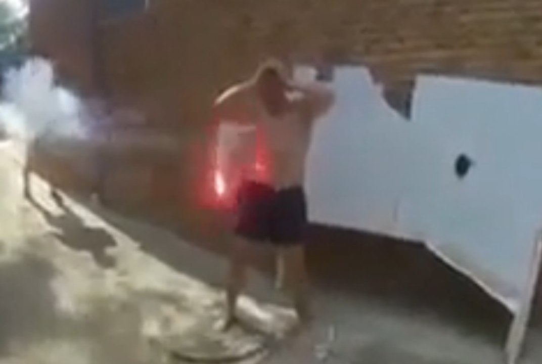 Guy getting drunk and hit by his friends.. Crazy dumb guys!