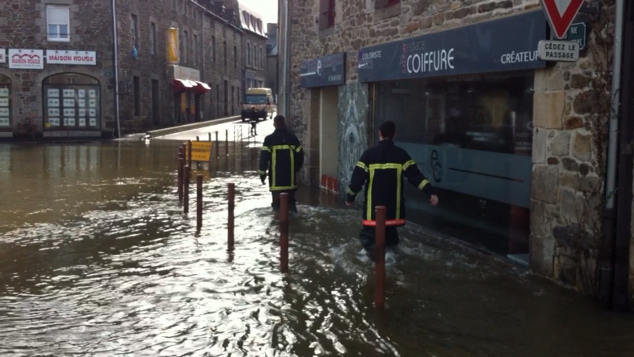 Plancoët sous les eaux