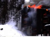 Val d’Isère : incendie impressionnant, 150 personnes évacuées - 10/02