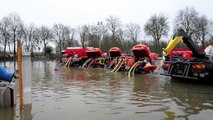 Inondations à Redon: la Vilaine continue de monter