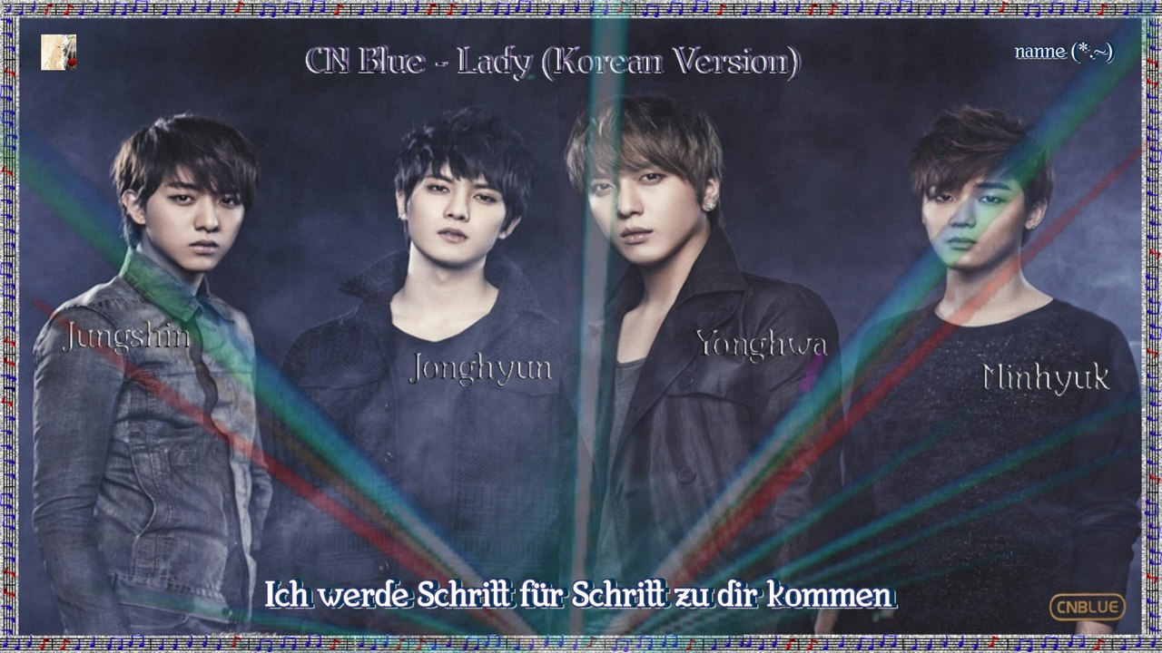 CN Blue - Lady (Korean Version) german sub