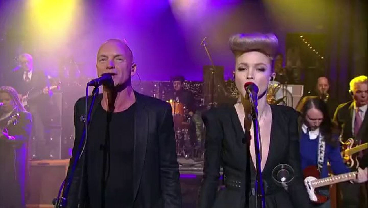 Sting - Drive My Car (feat. Ivy Levan and Mike Einziger) [Live on David Letterman]