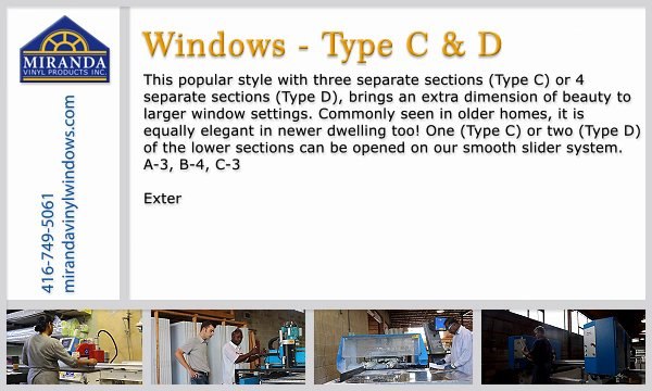 Casement Window Models manufacturer in Toronto | miranda vinyl windows.com