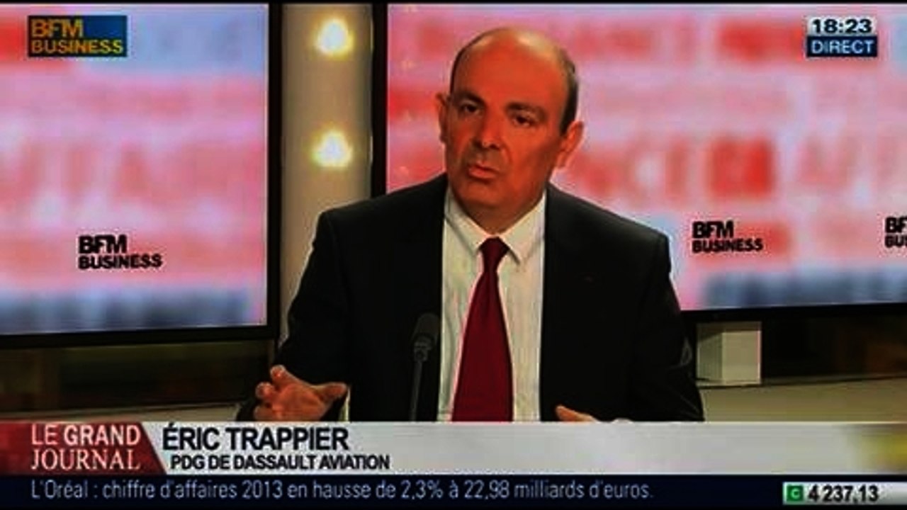 Éric Trappier, président directeur général de Dassault Aviation, dans Le Grand Journal – 10/02 2/4