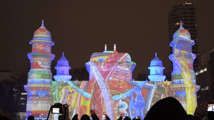 2014 Sapporo Snow Festival~Itmad-Ud-Daulah's Tomb light show~