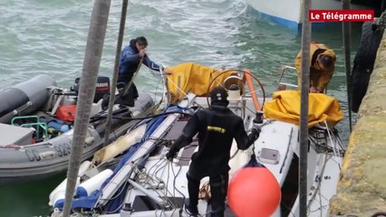 Camaret (29). Renflouement du Pen da Greiz