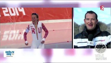 Sotchi 2014: Une patineuse russe se déshabille après sa victoire