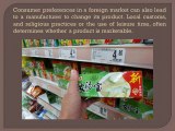 DESIGNING PRODUCTS FOR FOREIGN MARKETS