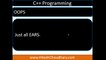 what is Object oriented programming oop in c++