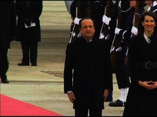 François Hollande est arrivé aux Etats-Unis pour une visite de trois jours - 10/02