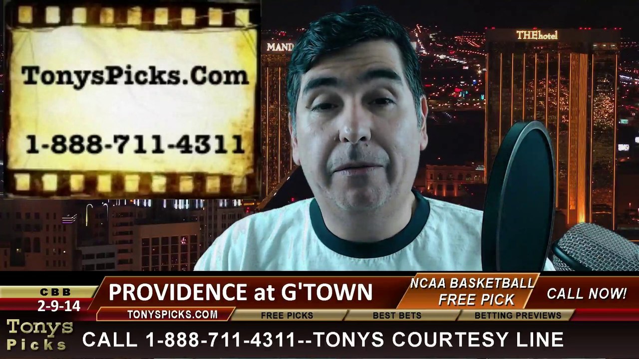 Georgetown Hoyas vs. Providence Friars Pick Prediction NCAA College Basketball Odds Preview 2-10-2014