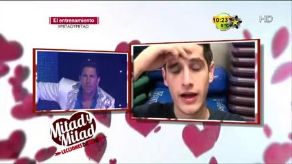 Entrenamiento de los Protagonistas de Mitad y Mitad