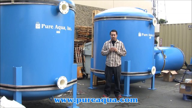 Pure Aqua| Equipos de filtración de agua de uso industrial México 2 X 283 GPM