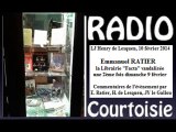 R-Courtoisie 2014.02.10 Emmanuel Ratier - librairie Facta vandalisée