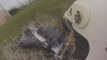 Supermoto Motorcycle Crash Captured On Gopro
