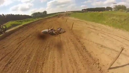 Painful Motocross Crash - GoPro HD