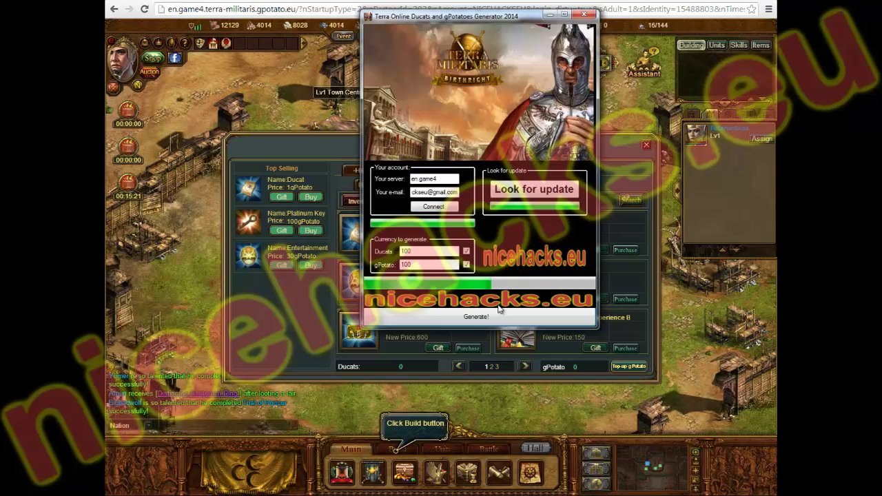Terra Online Ducats and gPotatoes Generator Adder/Cheat/Generator/Hack 2014