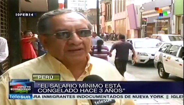 Perú: sueldos de ministros al doble, salario mínimo permanece intacto