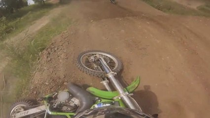 Aztalan Kx 85 Dirt Bike CRASH - How Did He Loose Control!