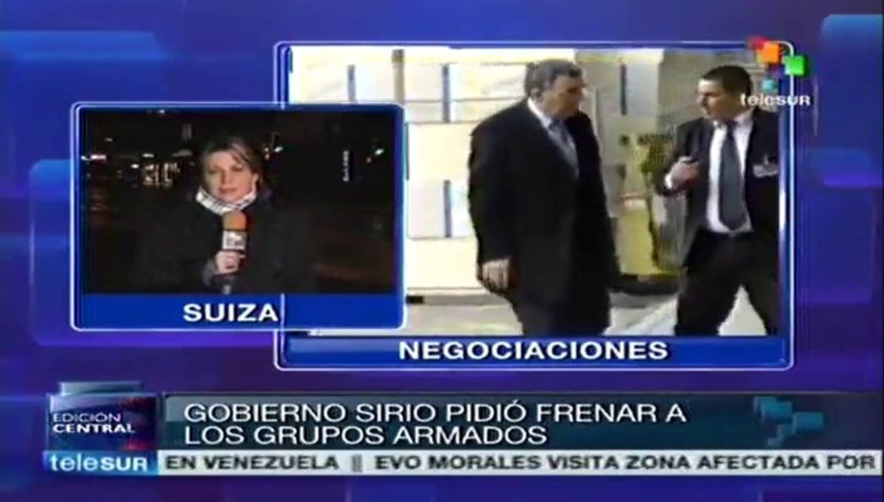 Se reanudan conversaciones de Ginebra II sobre Siria