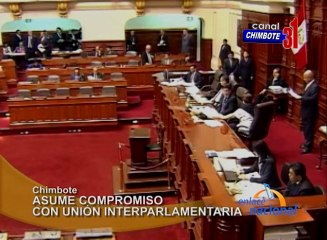 El parlamentario Víctor Crisólogo es el nuevo representante del Congreso de la República ante la Unión Interparlamentaria