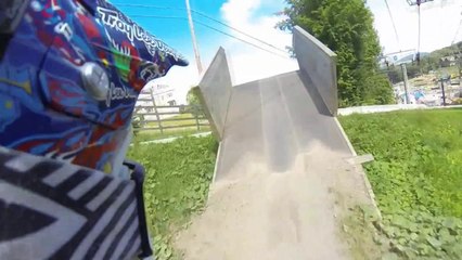 Painful Mountain Bike CRASH - Broken Collarbone At Bromont Bridge