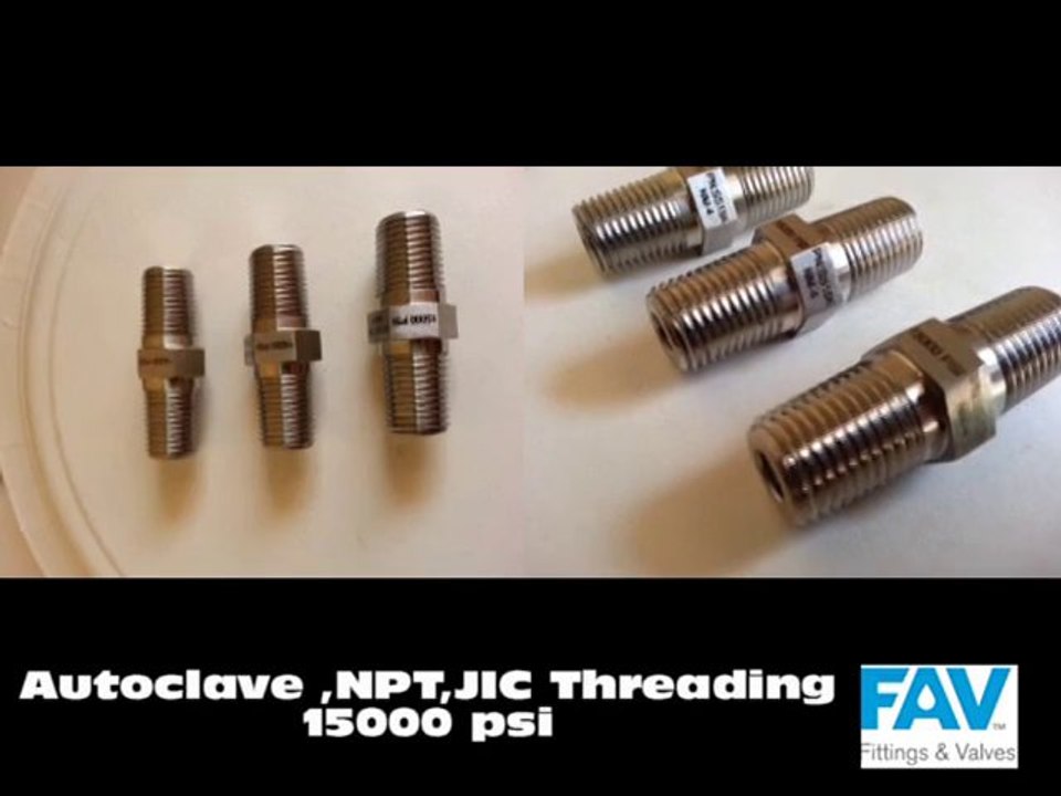 Autoclave  Fittings,15000 psi