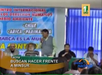 Buscan formar un solo bloque para asegurar la conservación de las zonas afectadas por la minera Minsur