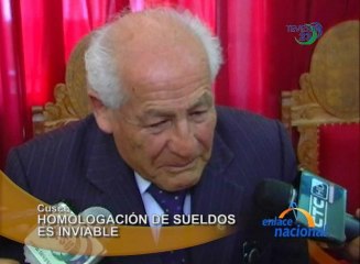 El rector de la Universidad Nacional de San Antonio Abad, Germán Zecenarro, manifestó que es inviable el pedido de los docentes universitarios de recibir el mismo sueldo que el de los magistrados.