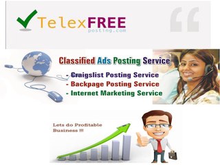Telex Free Ads Posting services