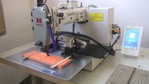 Maquina de coser programable alta velocidad para materiales pesados