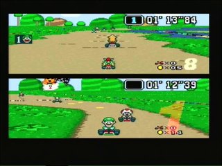 Donut Plains 3 NBT 1'12"39 (Pal, with Luigi)