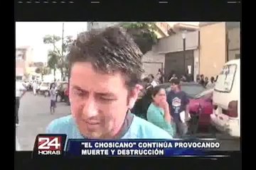 Buses del 'El chosicano' ocasionan accidente tras competir por pasajeros