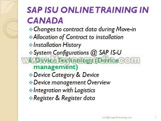 sap ISU online training