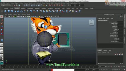 Maya Tutorials in Tamil 32.Import Images